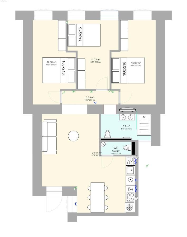 Tilia Luxury Apartment - 3 Bedrooms With Ac Budapest Exterior foto
